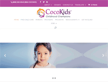 Tablet Screenshot of cocokids.org
